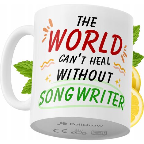 Lustige Kaffeetasse für Songwriter mit witzigem Textdesign – ideal für Geburtstage, Namenstage, Feiertage und besondere Anlässe. Hochwertige Tasse für Zuhause, Büro und Arbeit. Farbe: Weiß, 330 ml.