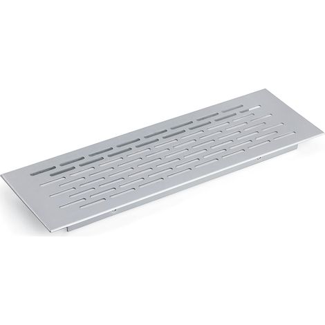 Rejilla Ventilacion Zocalo 450-70 Negro Mate