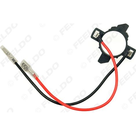 Car LED headlight socket adapter for Volkswagen Caddy H7, LED headlight socket cable. (1/5)