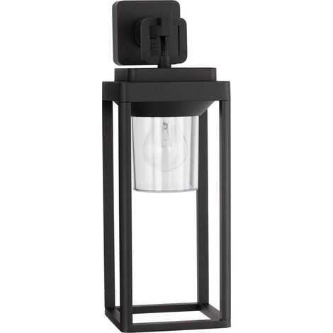 Merano Bakersfield Lanterne murale d'extérieur en aluminium anthracite, LED E27 IP65