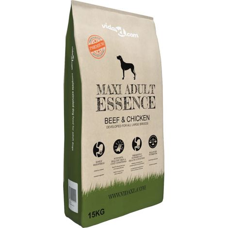 Maxi Adult Essence Bœuf et Poulet Croquettes pour chien adulte 15 kg