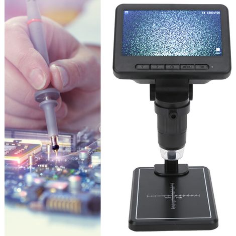 5-Zoll-Großbildschirm-Elektronenmikroskop, 1080p-HD-Auflösung, USB-Vergrößerung, MS2-Reparatur- und Testwerkzeug (1/5)