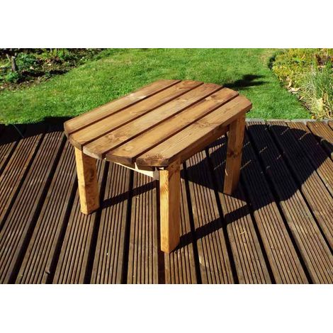 Traditional Garden Coffee Table Self - Assembly - L53 x W90 x H45.5 cm - Redwood - Assembly Required