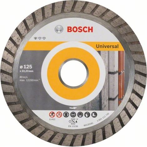 Bosch Disco de diamante Standard for Universal Turbo 125x22,23x2x10 mm 2608602394