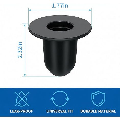 Set of Replacement Caps for Above Ground Pools, Filter Pump Filter Hole Caps, Pool Strainer Hole Plugs, Replacement Above Ground Pool Cap (1/4)