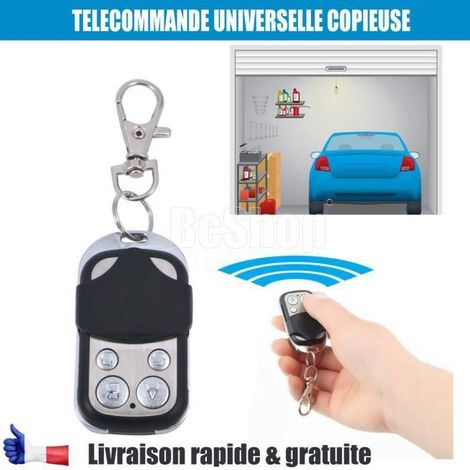 Télécommande Universelle - COPIEUSE 433 MHZ - 6 Canaux - Compatible avec plusieurs puces