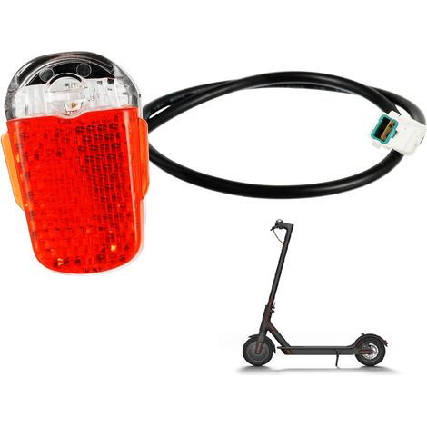 Rücklicht, Schutzblech-Rücklicht für Ninebot Max G30d, für Segway Ninebot Max G30 / G30LP / G30LE / G30LE II / G30D / G30e / G30e II (wasserdicht, rot) (1/5)