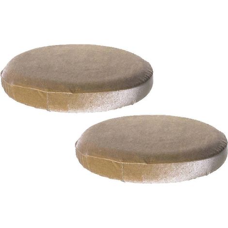 Lot de 2 housses de protection universelles extensibles pour tabourets ronds de bar ou de salon. (1/3)