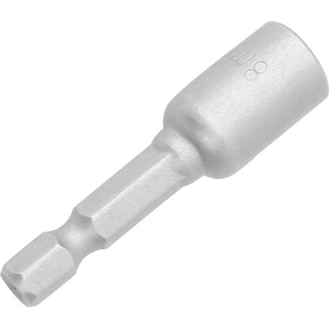 Magnetischer Sechskant-Universal-Steckschlüssel, geschwärzt, oberflächenbehandelt (5 Stück, 50 mm lang, 8 mm Durchmesser) (1/5)