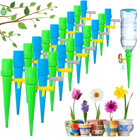 Goutte à Bouteille irrigation Arroseur Automatique Plantes pour Jardin Maison Intérieur Extérieur Pot de Fleur. 20 pcs (1/5)