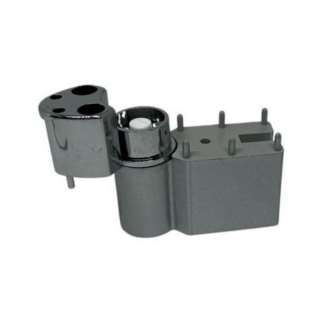 Ricambio gruppo cerniera inferiore a muro cromo Titan CALIP9AG01 (1/2)
