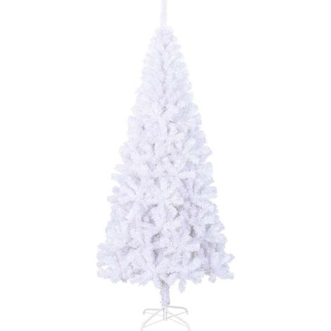 Albero Natale Albero natalizio Albero festivo Artificiale con Supporto Acciaio 210 cm 910 Rami (1/5)