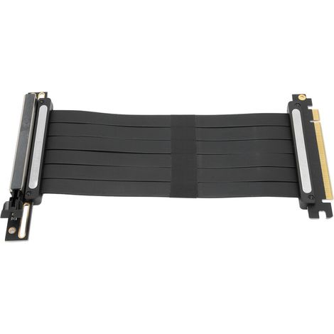 Cavo adattatore di estensione PCIe flessibile, adattatore PCIe con pin placcati in oro e schermatura EMI, per connessioni GPU ad alta velocità, prestazioni stabili, plug and play.