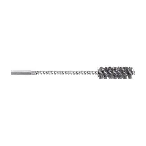 Wolfcraft – Brosse métallique cylindrique 20mm – Pour éliminer rouille et nettoyer métaux – Longueur 55mm – Diamètre de tige 8mm (1/8)