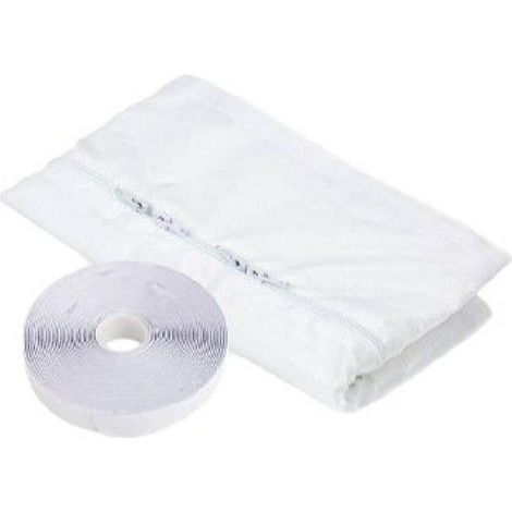 Kit Calfeutrage Climatiseur Mobile Porte Fenetre 300cm, Portable ac window vent kit pour Climatiseurs, Sèche-linge et Déshumidificateurs Tuyau évacuation Calfeutrage Fermeture éclair (1/4)