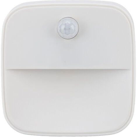 Capteur de mouvement 0.2W veilleuse lumière chaude ABS veilleuses brancher capteur de corps lampe pour couloir prise ue 100-240V (1/5)