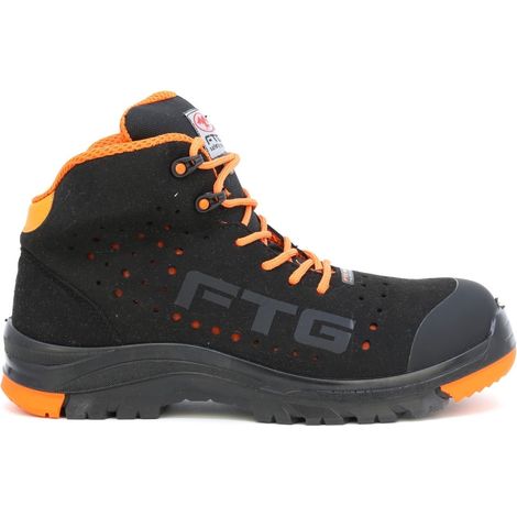 Scarpe Antinfortunistiche FTG Moon Nero/Arancio 46