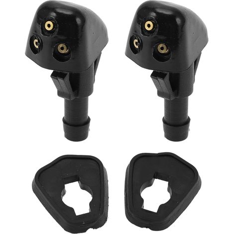 Dishwasher Nozzle for Suzuki Aerio for Suzuki Sx4 / Front Washer Spray Nozzles / Durable / 2 Pieces Black (1/5)