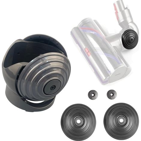Pièces de rechange pour aspirateur V10 V11 V15 - Roue à balle de rechange + raccord de tête d'aspirateur pour V10 V11 V15 - Pièces de rechange - Tête d'aspirateur à couple élevé 100 W (1/5)
