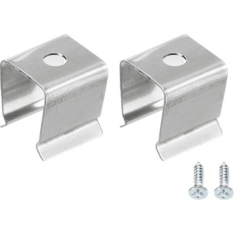 Cordon lumiere Montage Clips, 20 Paquet Paroi Canal Montage Support Accessoires pour 8mm à 11mm LED Néon Bande, Inox Acier (1/5)