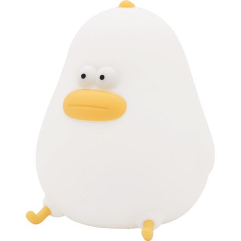 Veilleuse en forme de poussin, mignonne et douce en Silicone, chargement USB, 2600K, chaud, 2 niveaux pour bébé