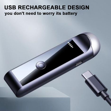 Hochpräzises Alkoholtestgerät, tragbares digitales Gerät mit LCD-Anzeige, Atemalkoholtester, wiederaufladbarer Atemanalysator über USB, Detektionsgerät. (1/5)