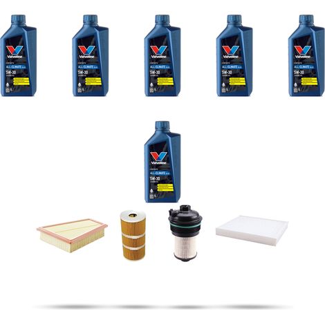 Kit tagliando 4 FILTRI e 6L OLIO compatibile con Renault Talisman 1.7 Blue Dci 110kw Dal 2018 (1/5)