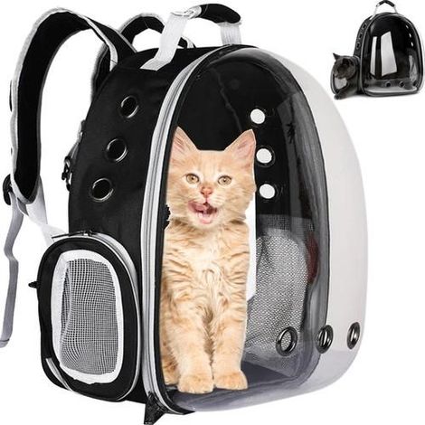 Northix Purlov Transporter negro mochila para transporte de perros