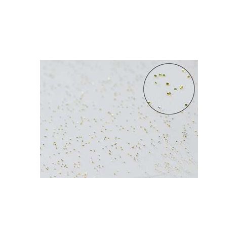 TOVAGLIATO PVC GLITTERATO ORO- - cm.140h, rotolo da mt.30 - 30 mt