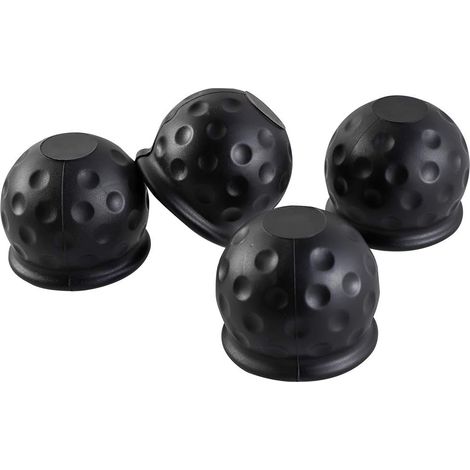 Tapa Para Bola De Remolque - Goma Suave - Diámetro 50 mm - Para Caravana Y Remolque - 4 Unidades (1/5)