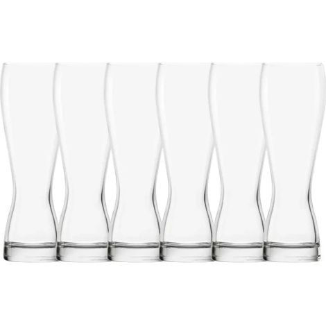 Verre a biere, Verres de blé lot de 6 - 0,3 litre