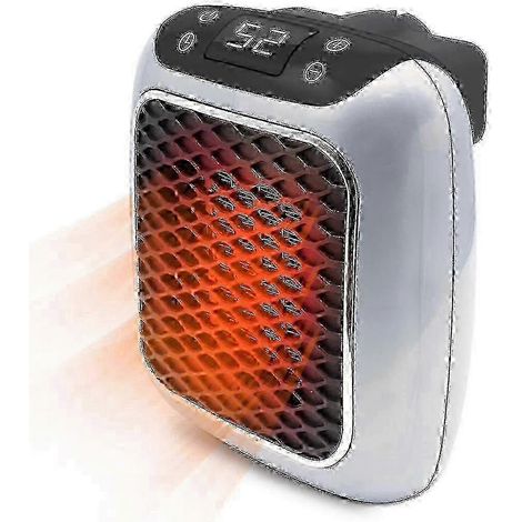 Mini radiateur soufflant 2025, 800 W, télécommande, prise AU JA (1/5)