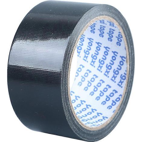 Ruban adhésif résistant à l'eau, simple face, pour équipements électriques, moquette de scène, tapis de sol (noir/5 cm x 13 m)-1300.00X5.00X0.10CM-Black (1/2)