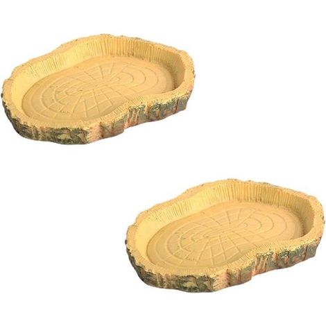 Comedero para reptiles - 2 piezas - bebederos para tortugas, lagartos y ranas (1/5)