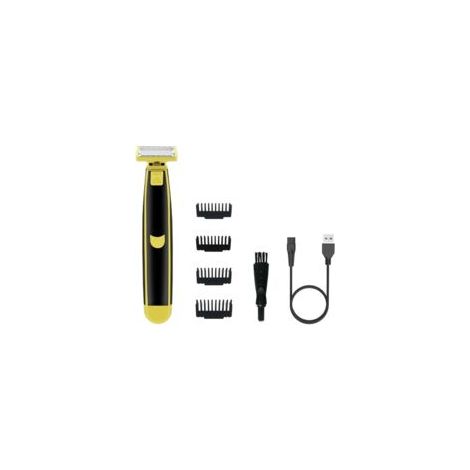 Rasoir électrique pour les hommes du corps du visage de douche humide et sec des rasants rotatifs rotatifs fulllades étanches non glissés USB rechargeables 600mAh Transport