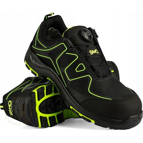CHAUSSURES DE TRAVAIL SPORTIVES ET LÉGÈRES, FERMETURE BOA, KEVLAR ANTI-PERCEVATION, BHP 40