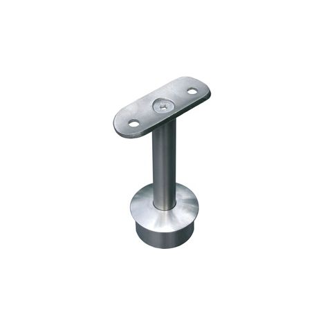 [QUALITE FRANCAISE] - Support de main courante droit pour tube de Ø48,3mm - Longueur 80mm - À manchonner - Inox 304