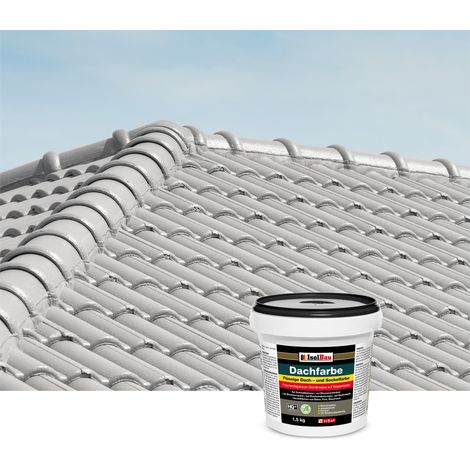 Vernice per tetti IsolBau, colore grigio pietra, 1,5 kg (1/5)