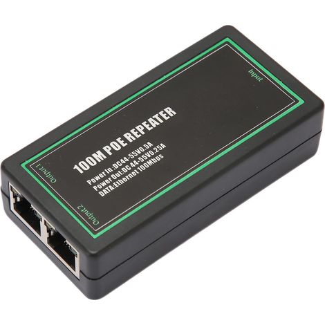 POE Extender, répartiteur de répéteur de Signal de Surveillance Gigabit Standard pour caméras IP Plug and Play (1/5)