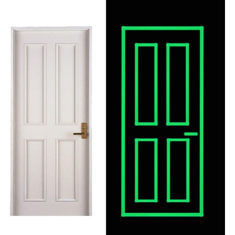 Nastro di segnalazione di sicurezza in PVC antiscivolo e luminoso da 3 metri per scale e pavimenti (dimensioni intere 5 cm x 3 m) (1/4)