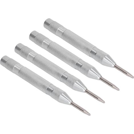 Kit de 4 Poinçons Automatiques en Acier Rapide 5" pour Réparation et Assemblage (1/5)