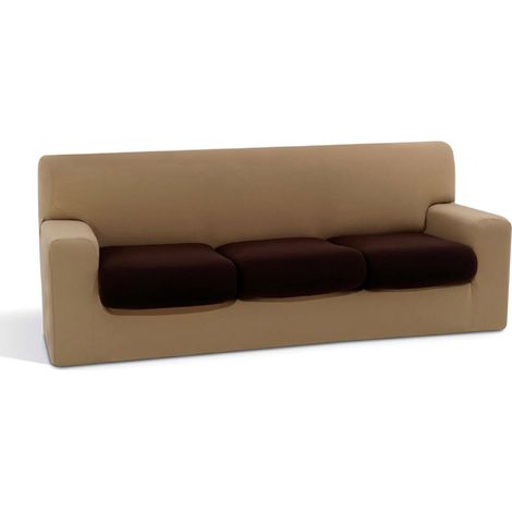 Copridivano Sofa Cover In Tinta Unita, misuraPoltronacolorePanna 100 (1/4)