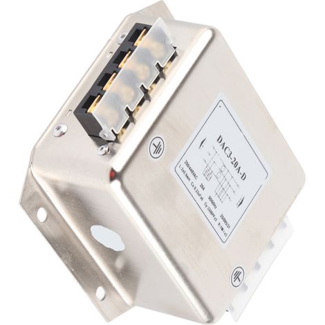 Dreiphasen-Dreileiterfilter für Stromleitungen und elektronische Bauteile, Wechselstrom 250/440 V, 50/60 Hz, 20 A (1/5)