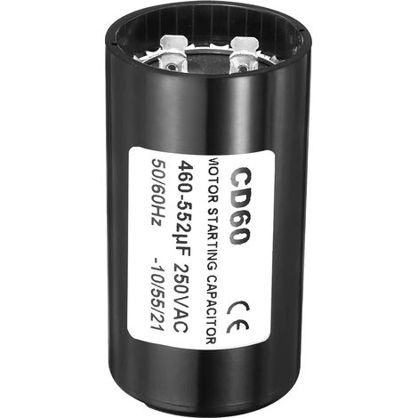 Moteur Démarrage Condensateur, 460-552Uf/Mfd 250Vac 50/60Hz Cd60 Fonctionnement Condensateur Moteur Démarrage Condensateur pour Électrique Moteur Démarrage En Cours (1/5)