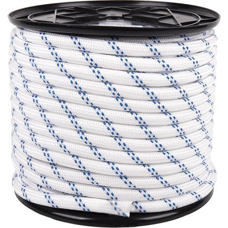 CUERDA TRENZADA POLI 14MM 50 MTS