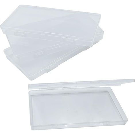 Storage Boxes Clear Plastic Storage Boxes for Beads Rectangular Plastic Boxes for Beads Building Blocks Organizer for Storing Objects (1/2)