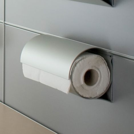 Dérouleur essuie tout - Décor : Argent - Largeur : 235 mm - Hauteur : 139 mm - Profondeur : 126 mm - Matériau : Aluminium - Finition : Anodisé - ZOBAL