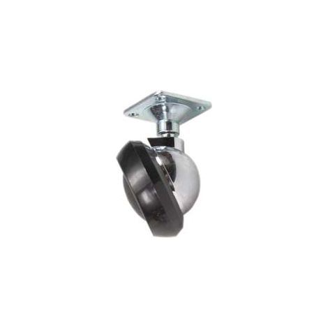 RUOTE MEZZA SFERA CON PIASTRA- - ø mm.42 piastra mm.28x28 - 4 pezzi