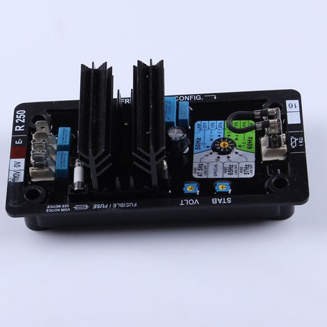 Régulateur de tension automatique sans balais AVR R250 pour groupe électrogène