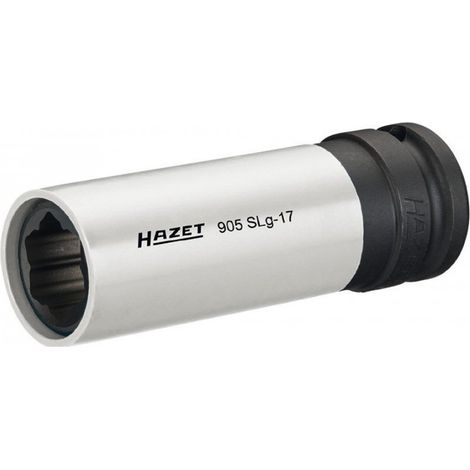 Douille à chocs ∙ profil spécial hybride 905SLG-17 ∙ Carré creux 1/2 pouce (12,5 mm) ∙ Profil spécial hybride d'écrous de roues ∙ Taille 17 mm (1/5)